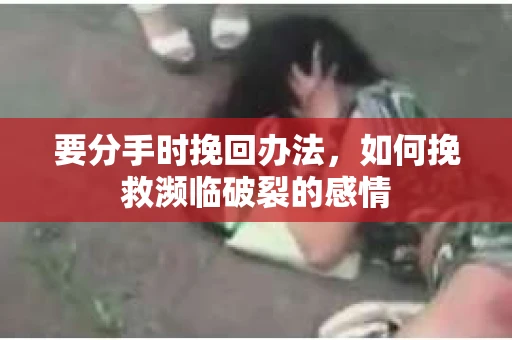 要分手时挽回办法，如何挽救濒临破裂的感情