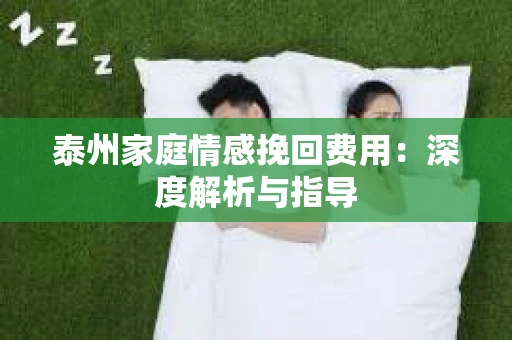 泰州家庭情感挽回费用：深度解析与指导