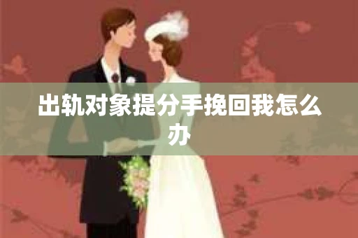 出轨对象提分手挽回我怎么办