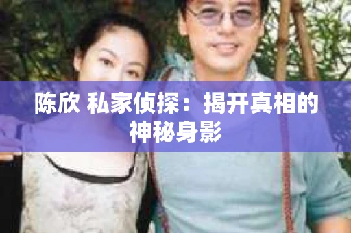陈欣 私家侦探：揭开真相的神秘身影