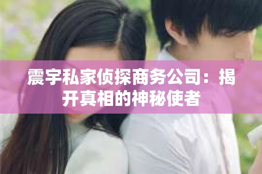 震宇私家侦探商务公司：揭开真相的神秘使者