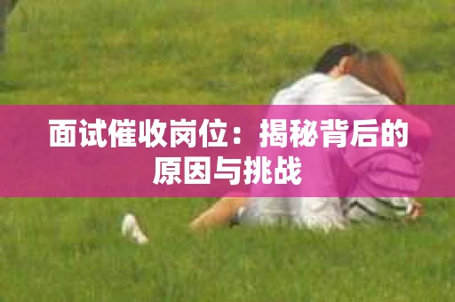 面试催收岗位：揭秘背后的原因与挑战