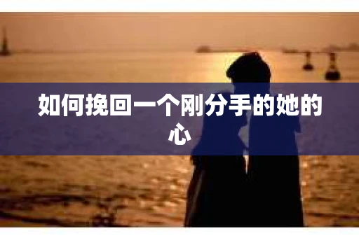 如何挽回一个刚分手的她的心