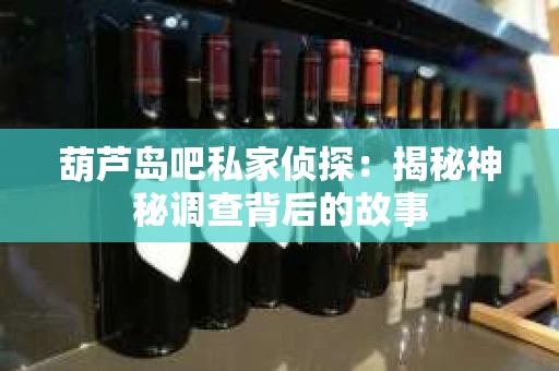 葫芦岛吧私家侦探：揭秘神秘调查背后的故事